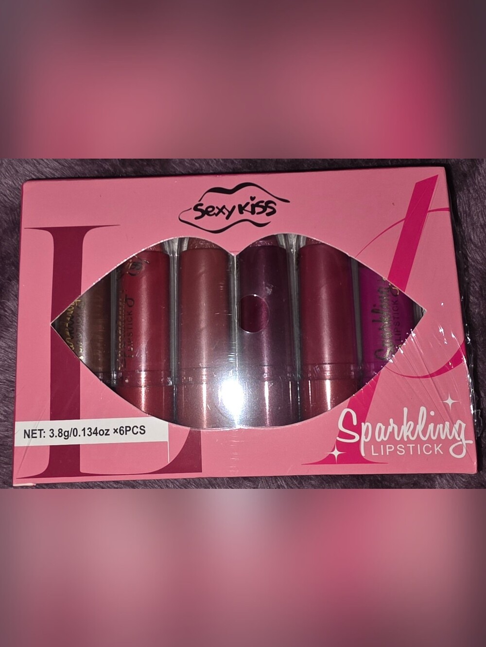 Sparkling Lipstick Set - Pink & Berry Shades